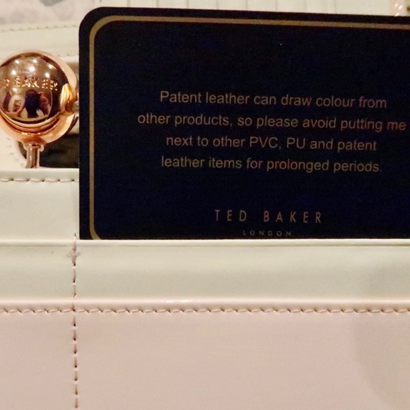 Ted Baker Crystal Bobble Leather Matinee Wallet - Picture 14 of 14